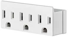 Outlet Adapter Single To Triple