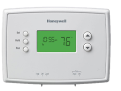 Honeywell Programmable Thermostat Heating & Cooling White RTH2300B