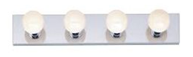 Vanity Light Strip 4 Light 24" Chrome