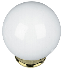 Ball Fixture 8" Polished Brass