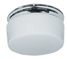 Kitchen Fixture 2 Light 8" White Glass
