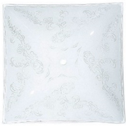 Bedroom Fixture Replacement Glass Square 12"