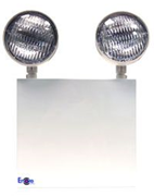 Emergency Light Fixture 2 Head 6V