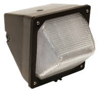LED Small Wall Pack Fixture 25-30W 3030 Lumens 50K Bronze