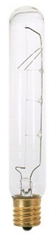 Tubular Bulb Clear Intermediate Base T6-1/2 25W 130V