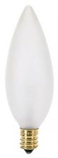 Torpedo Candelabra Base Bulb Frosted