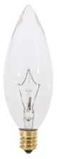 Torpedo Candelabra Base Bulb Clear