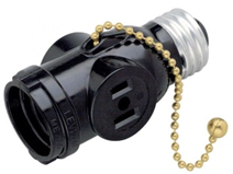 Pull Chain Lampholder W/ 2 Sockets