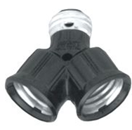Lampholder Single To Twin