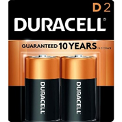 Batteries D 2/Pk Major Brand