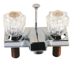 Bathroom Faucet 4" Center W/Pop Up Washerless