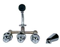 Gerber USA 3 Valve Shower Body 8" Centers IPS 48-030-83G