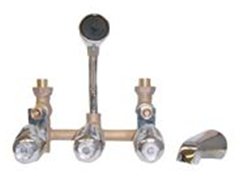 Gerber USA 3 Valve Shower Body W/Stops 8" Center 48-034-83G