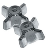 Sterling Old Style Shower Handle Pair