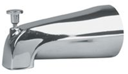 Bathtub Diverter Spout Front Pull