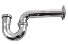 Tubular P Trap Less Cleanout 1 1/2" 17 Gauge Heavy Duty
