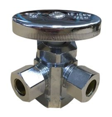 Speedy Valve Angle 1/2" IPS X 3/8" OD X 3/8" OD