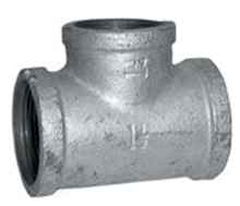 Galvanized Reducing Tee