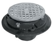 Cast Iron No Hub Drain 2" Outlet W/S.S. Strainer