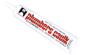 Hercules Plumbers Caulk W/Silicone White