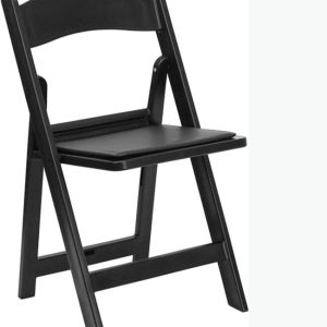 CHAIR/FOLDING RESIN BLACK