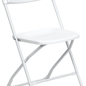 CHAIR/FOLDING PLASTIC THIN WHITE
