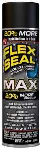 Flex Seal FSMAXBLK24 Rubberized Spray Coating, Black, 17 oz, Can