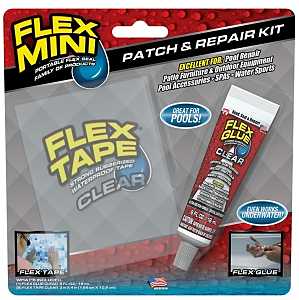 Flex Seal POOLKITMINI Patch and Repair Kit, Clear, 3-Piece