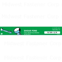 Snow Blower Shear Pins Midwest Assortment
