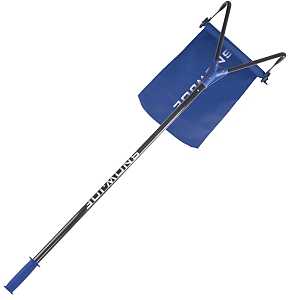 Snow Joe RJ208M Snow Removal Roof Rake, 15 in L Blade, Polyester Blade, Rubber Handle, 50 in L