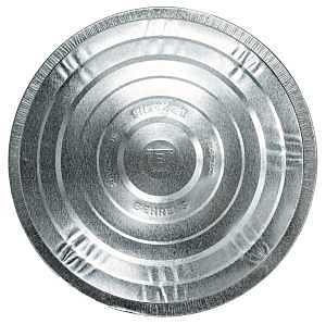Behrens 38111 Trash Can Lid, Galvanized Steel, Silver, For: 20 gal Cans