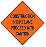 CONSTRUCTION IN BIKE LANE