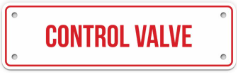 CONTROL VALVE SIGN