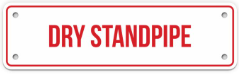 DRY STANDPIPE SIGN
