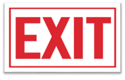 EXIT SIGN