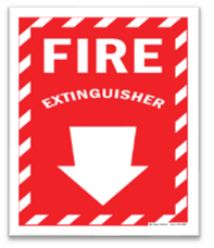 FIRE EXTINGUISHER SIGN