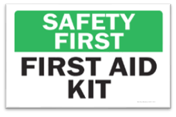 FIRST AID KIT SIGN