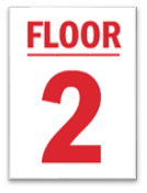 FLOOR 2 SIGN