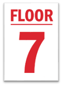 FLOOR 7 SIGN
