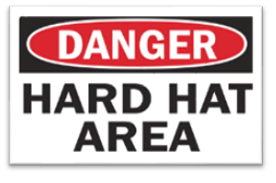 HARD HAT AREA SIGN