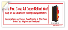 LOCAL LAW 115 FDNY FIRE DOOR SIGN