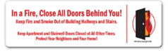 LOCAL LAW 115 FDNY FIRE DOOR SIGN