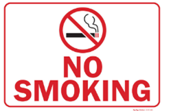 NO SMOKING SIGN