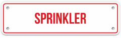SPRINKLER SIGN