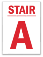 STAIR A SIGN