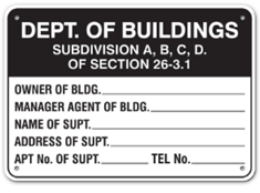 SUBDIVISION ABCD SIGN