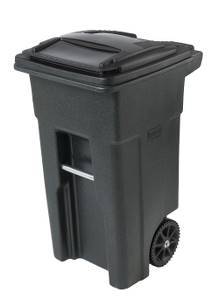Toter 32 Gallon Greenstone Blue Two Wheel Trash Can