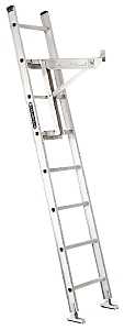 Louisville LP-2100-13 Ladder Jack, Long Body, Aluminum, Gray