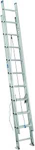 Werner D1332-2 Extension Ladder, 31 ft H Reach, 250 lb, Aluminum