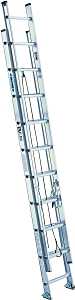 Werner D1540-2 Extension Ladder, 37 ft H Reach, 300 lb, Aluminum